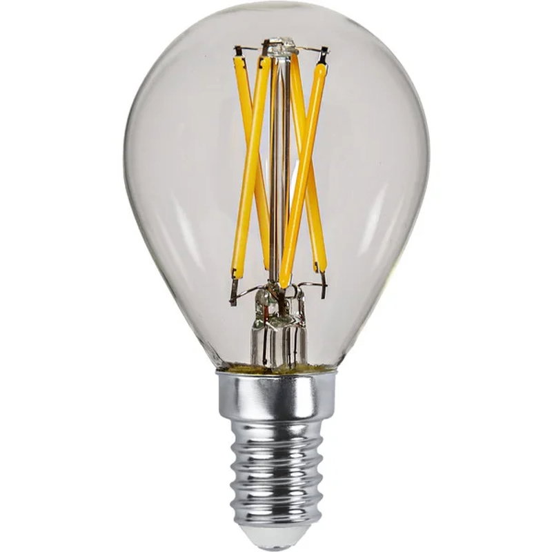 Dimbar Klotlampa LED Filament 4,5W 470lm E14 2700-2200K Dim to warm