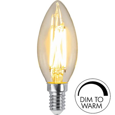Kronljuslampa LED 470lm E14 2700-2200K Dim to warm