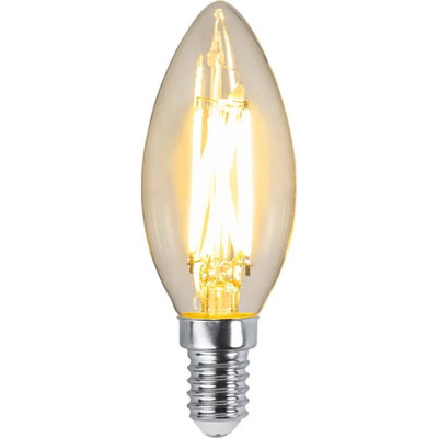Dimbar Kronljuslampa LED Filament 4,5W 470 E14 2700-2200K Dim to warm