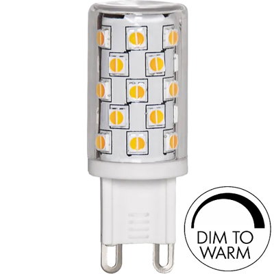 Dimbar Stiftlampa LED 4W 410lm G9 3000-2200K Dim to warm