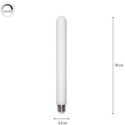 Dimbar Rörlampa LED Kandelaber 6W 500lm E27 2700K