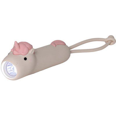 Ficklampa LED Luz Enhörning rosa
