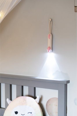 Ficklampa LED Luz Enhörning rosa