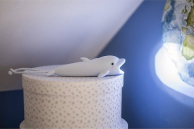Ficklampa LED Luz Delfin ljusblått