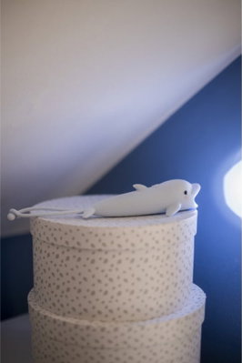 Ficklampa LED Luz Delfin ljusblått