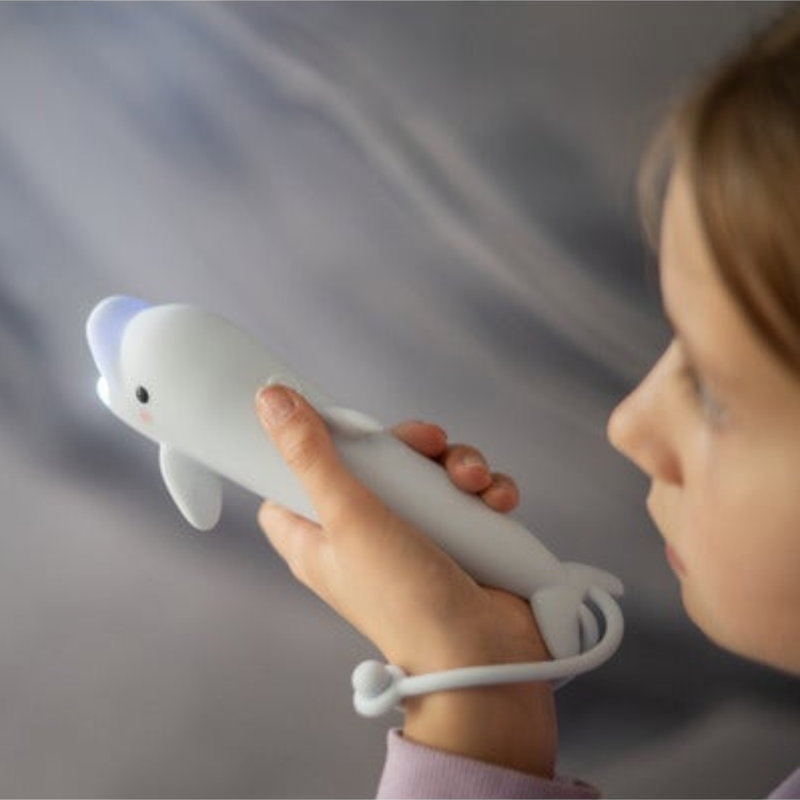 Ficklampa LED Luz Delfin ljusblått