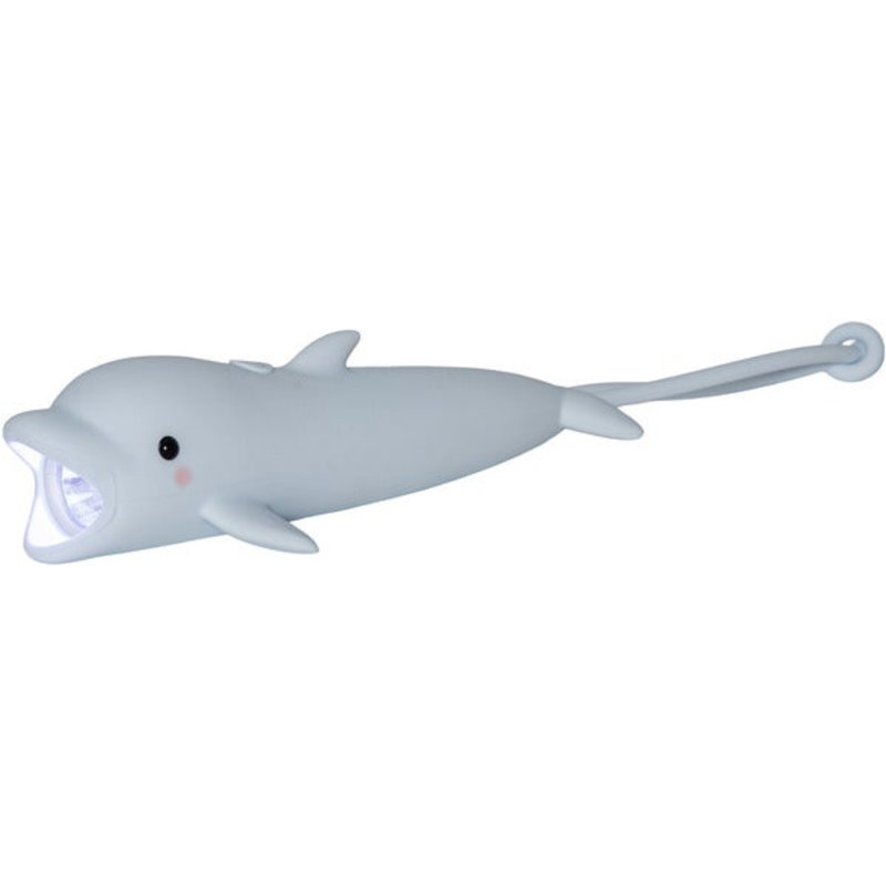 Ficklampa LED Luz Delfin ljusblått