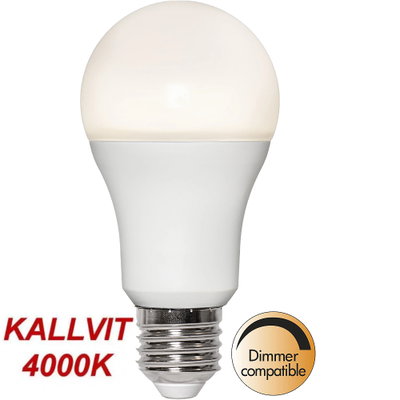 Normallampa Opalvit LED Ra90 1521lm E27 4000K Dim