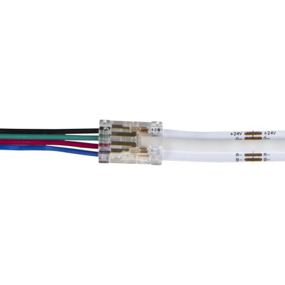 Kopplingskabel LED Strip COB RGB 10mm enkel