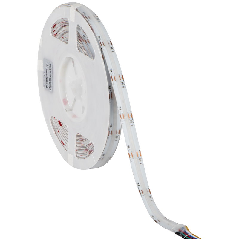 LED Strip COB 24V 21W/m RGB+CCT IP65