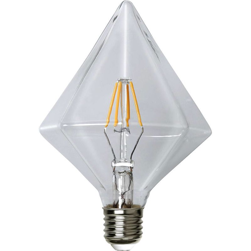 Globlampa Ø115 LED Filament Pyramid 320lm E27 2700K Dim