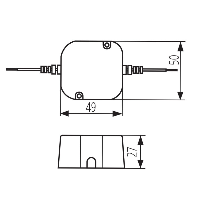 LED Driver/Transformator 24V DC 15W IP67