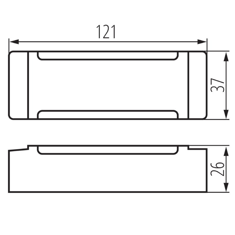 LED Driver/Transformator 24V DC 40W IP67