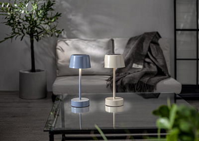 Bordslampa Solcell Solei Blå