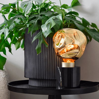 Dimbar Globlampa Ø125 LED 7lm E27 NEO Champagne 1800