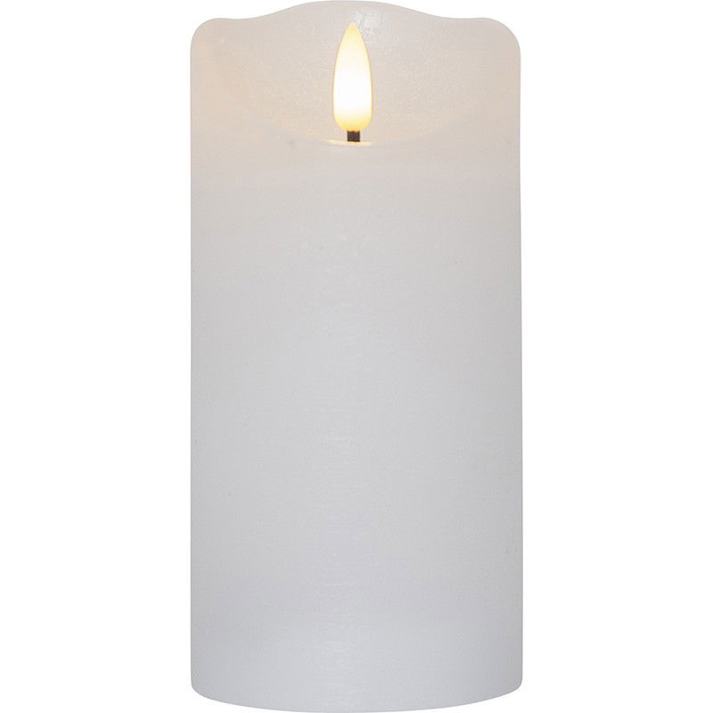 Blockljus Flamme Rustic Silver 15cm Blockljus Flamme Rustic Silver 15cm