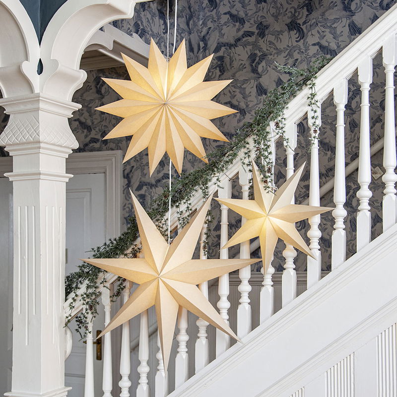 Julstjärna Plain Beige 45cm