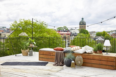 Party Light Big Circus Filament Svart LED 10-ljus