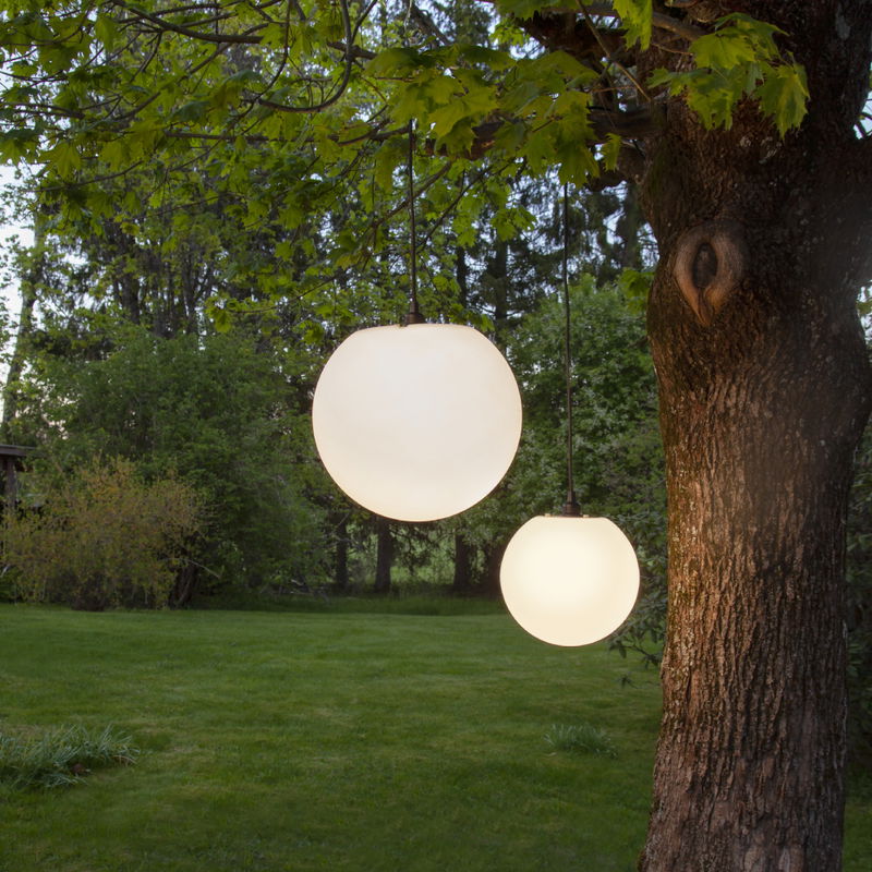 Lampskärm Klot Opal 28cm för sladdställ