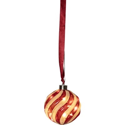 Glaskula Polka 10cm