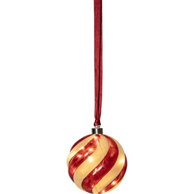 Glaskula Polka 12cm