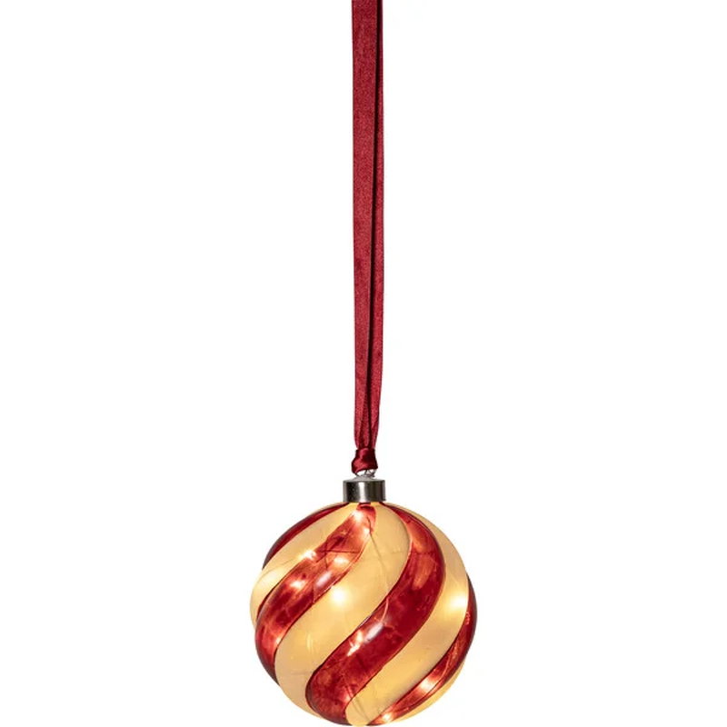 Glaskula Polka 12cm