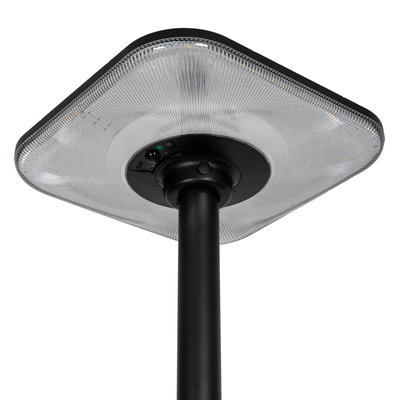 Golvlampa Solcell 3000K/4000/6500K Pareno 25W 2.800lm IP54 Fjärrkontroll