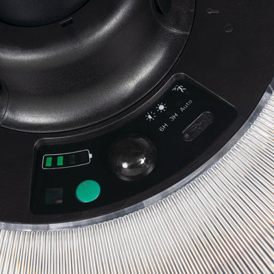 Golvlampa Solcell 3000K/4000/6500K Pareno 25W 2.800lm IP54 Fjärrkontroll