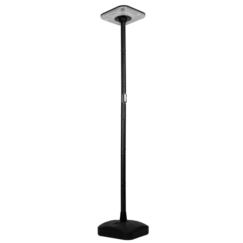 Golvlampa Solcell 3000K/4000/6500K Pareno 25W 2.800lm IP54 Fjärrkontroll