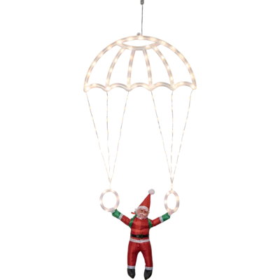Parachute Tomte i fallskärm Utomhus