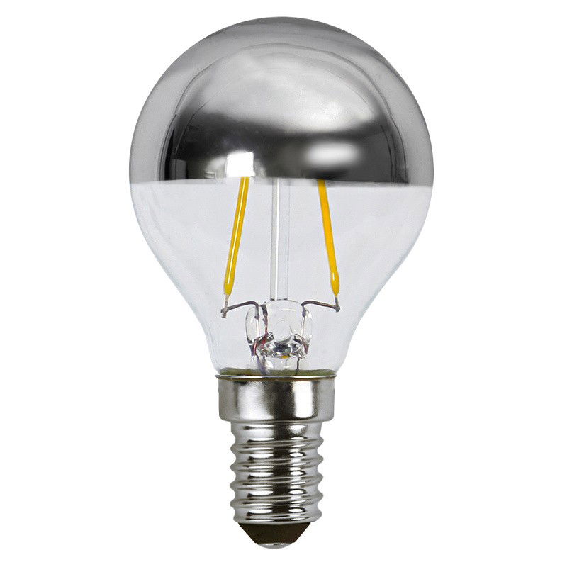 Dimbar Toppförspeglad Klot Silver LED 3,5W 250lm E14 Dimbar Toppförspeglad Klot Silver LED 3,5W 250lm E14