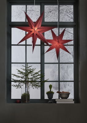 Julstjärna Holly Röd 75cm