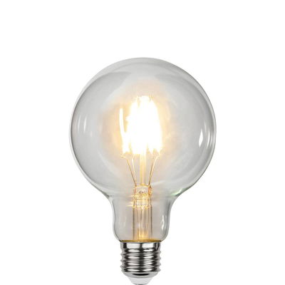 Globlampa Ø95 LED Filament 470lm E27 2700K Dim