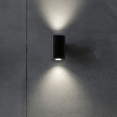 Vägglampa Zevi 2xGU10 IP54 Svart
