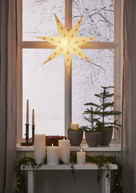 Julstjärna Saga 60cm
