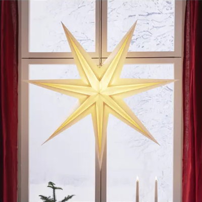 Julstjärna Holly Vit 95cm