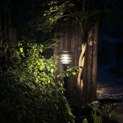Pollare Saturnus 90cm mörkgrå 3W 250lm från LightsOn Garden Plug & Play
