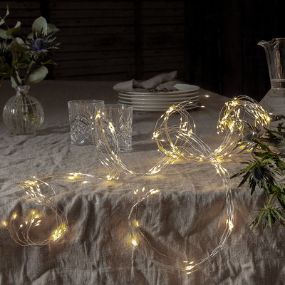 Ljusslinga Dew Drop LED 300cm Kallvit