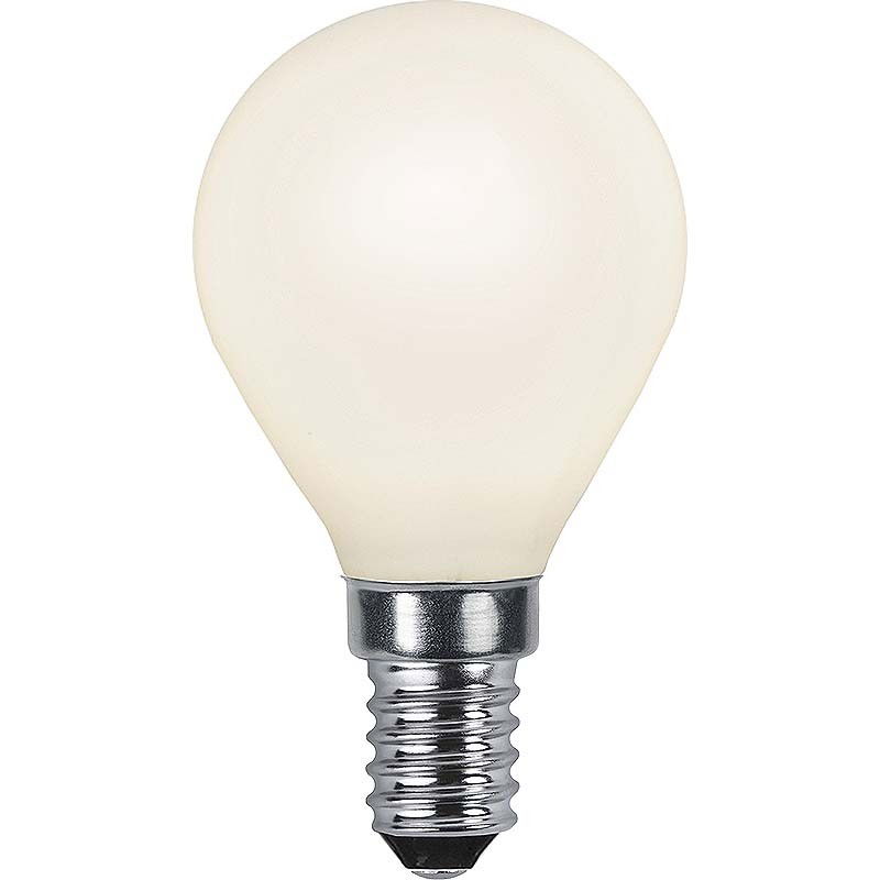 Klotlampa LED Filament Opalvit 3,0W 250lm E14 2700K Klotlampa LED Filament Opalvit 3,0W 250lm E14 2700K