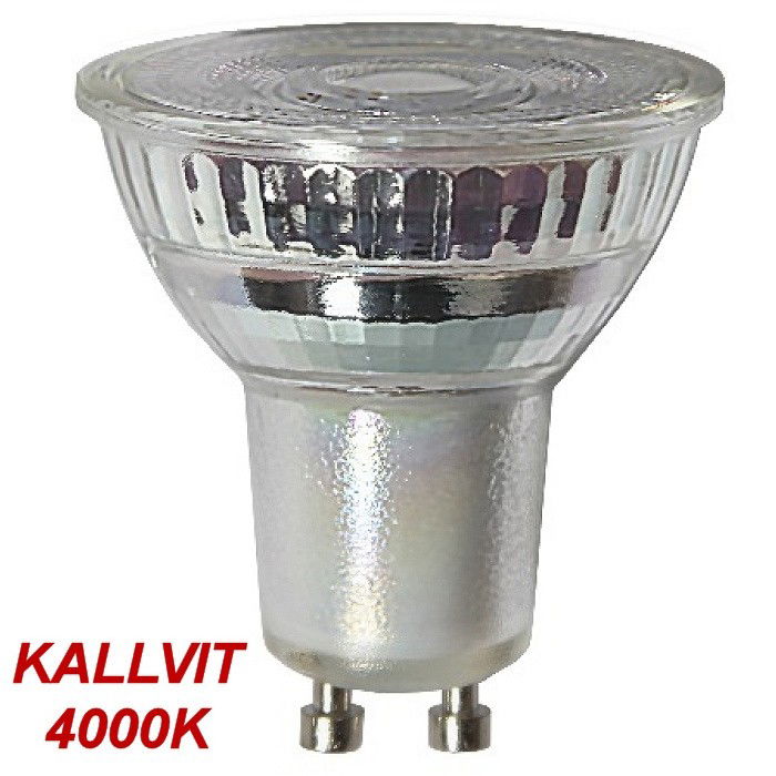 Kallvit Par16 LED 3,0W 240lm GU10 Kallvit Par16 LED 3,0W 240lm GU10