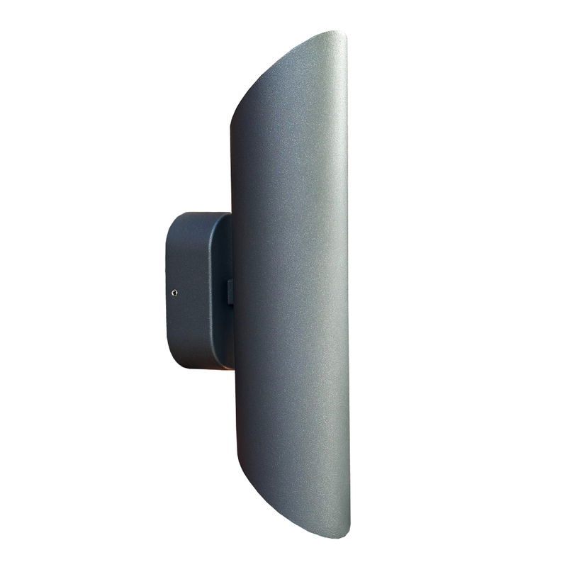 Vägglampa Wally Antacit 2x5W 350lm 3000K LightsOn Garden Plug & Play