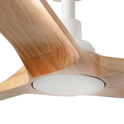 Takfläkt HEYWOOD Ø132cm Furu/Tall- Vit L