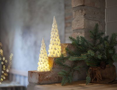 Inomhusdekoration Vinter Vita Julgranar