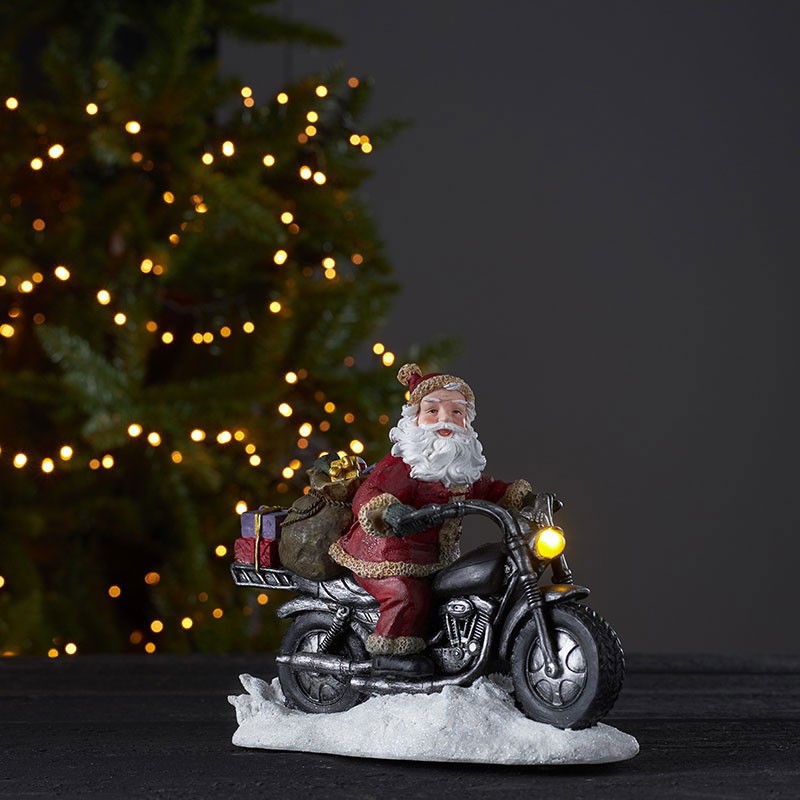 Juldekoration Panorama Merryville Motorcykel