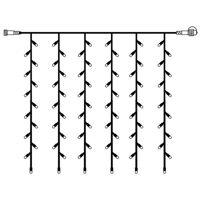 LED System 24 Gardin 1x1m
