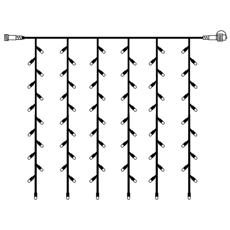 LED System 24 Gardin 1x1m