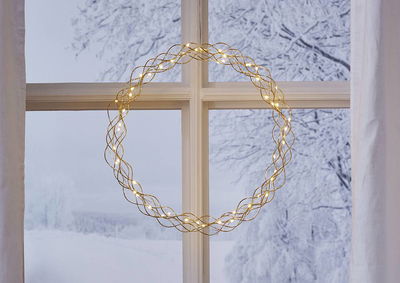 Krans Curly Mässing 45cm