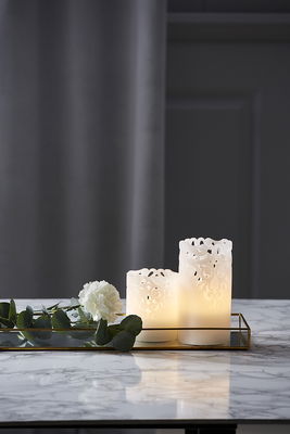 Blockljus Clary Vit 15cm