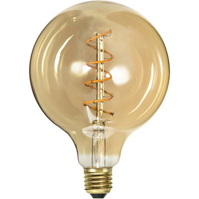 Globlampa Ø125 LED Spiral Amber 180lm E27 2100K Dim