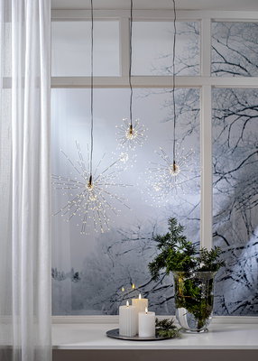 Hängande dekoration Firework Svart 16cm